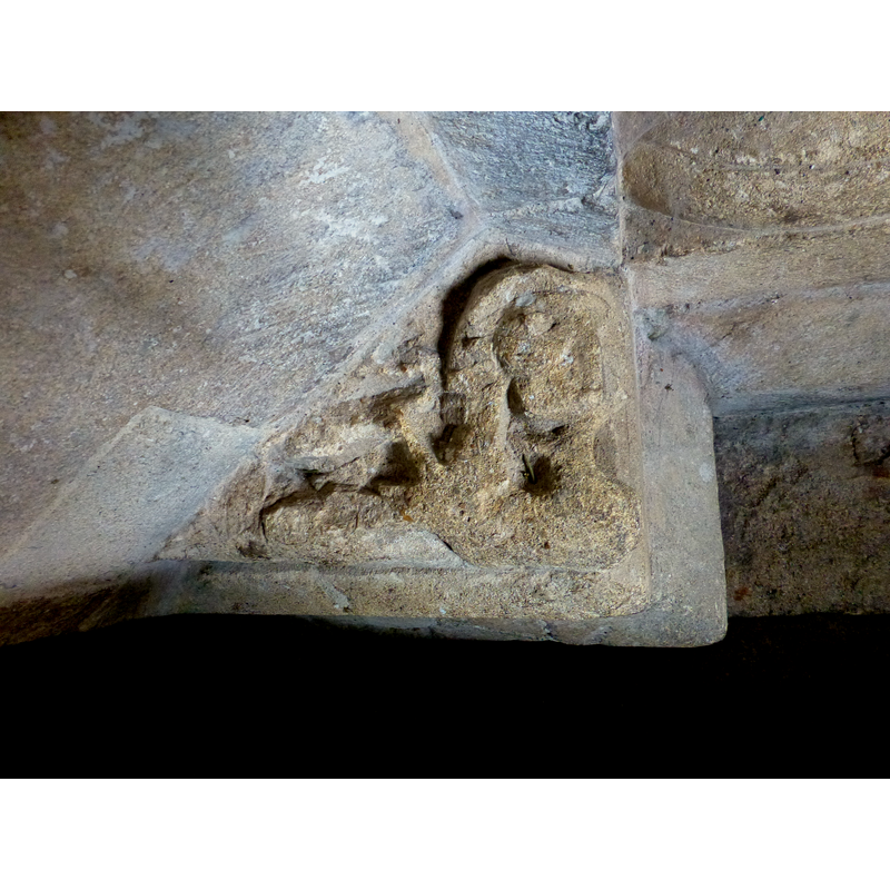 on the base of a column