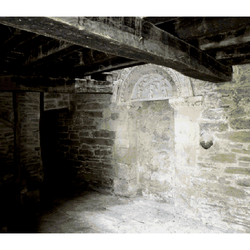 now on the inside of the church