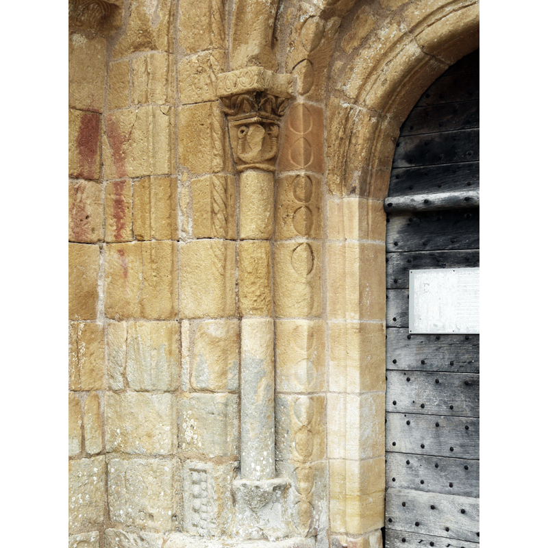 the left-side column and capital