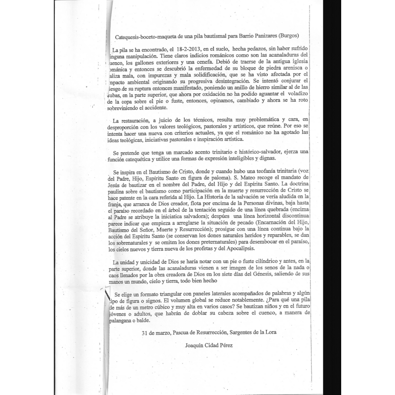 text of the proposal for a new font design
