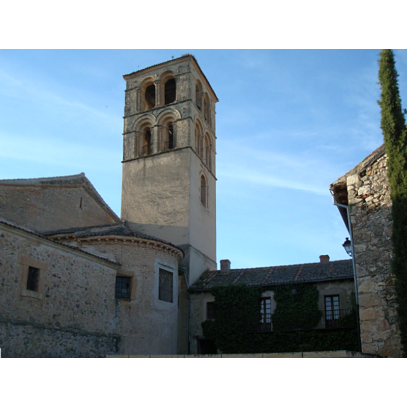 the building attached to the church on the right is the place where the font basin is displayed