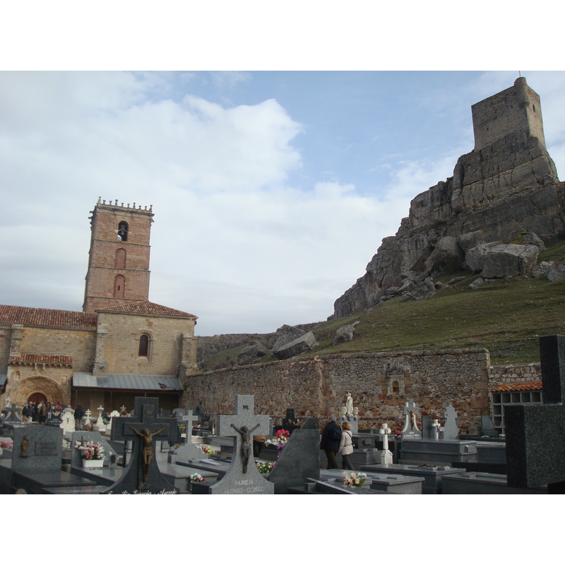 church, cemetery and castle
