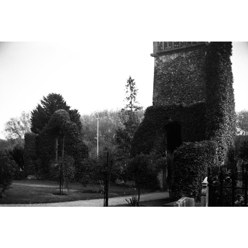 the ruins of Old St. Andrew's church in 1940