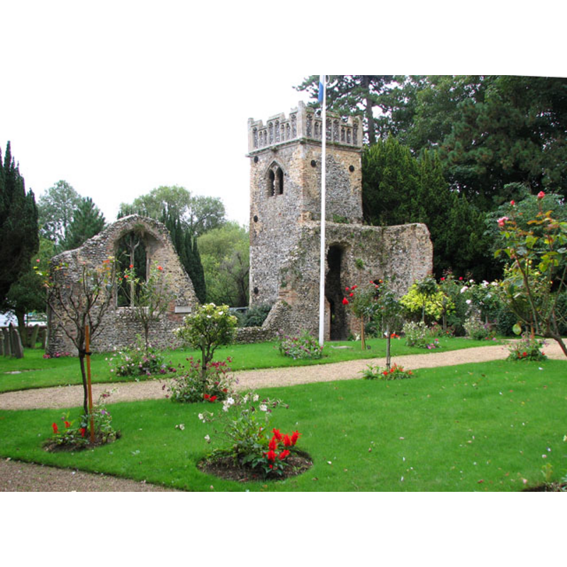 the ruins of Old St. Andrew's church in 2010