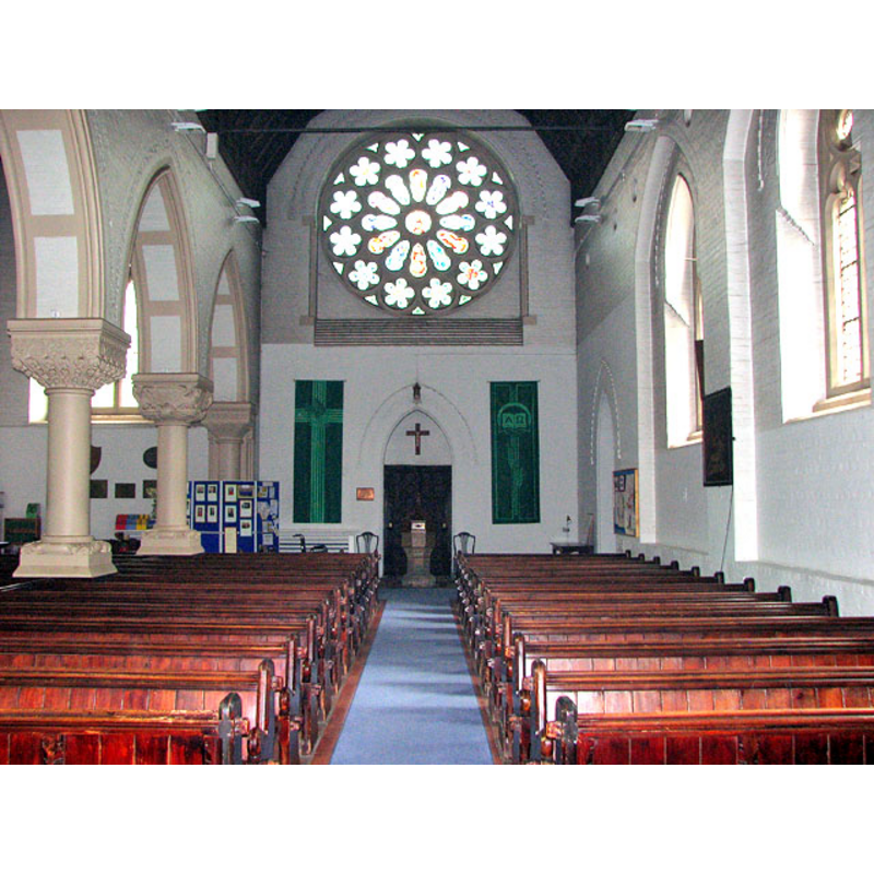 the old font at the far (west) end