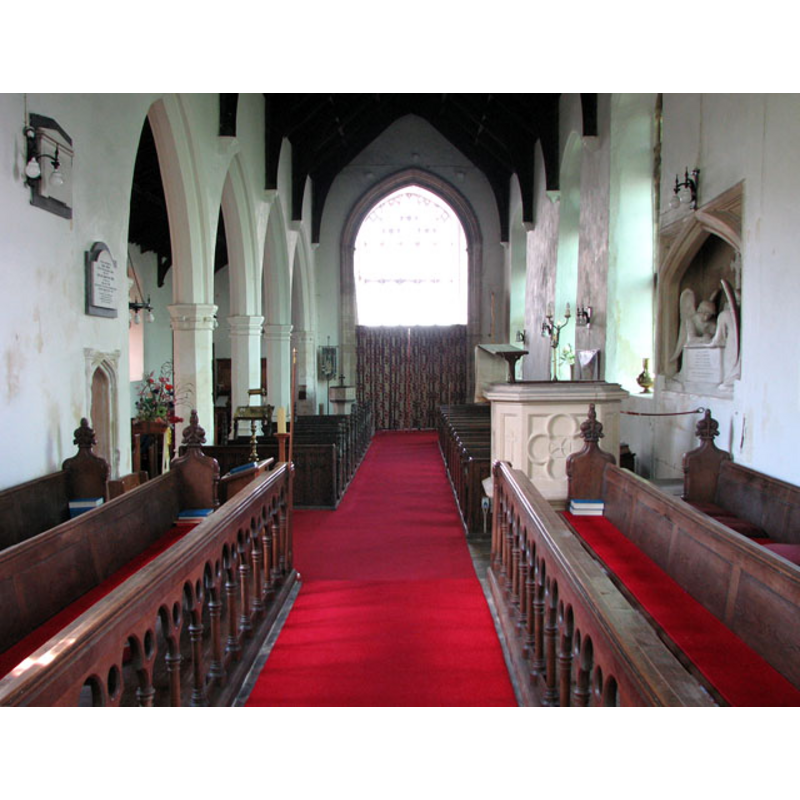 the font is visible on the right (north) side