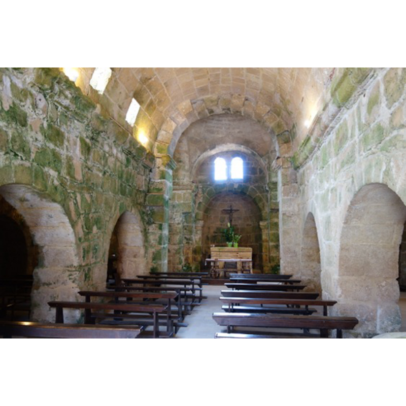 the stoup is located just outside this photograph, at the bottom right-hand corner [i.e., southwest side of the nave]