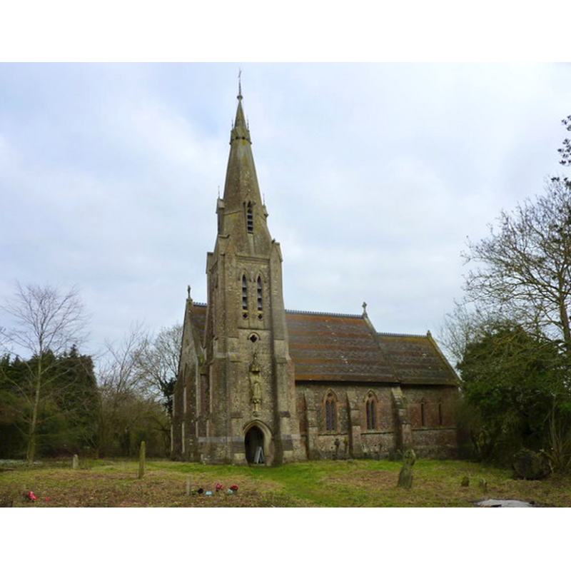 the modern church -- said to be the only complete Anglican church designed by Pugin