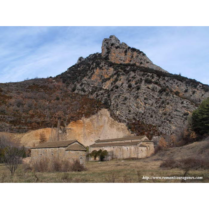 the spectacular lanscape that surrounds the monastery