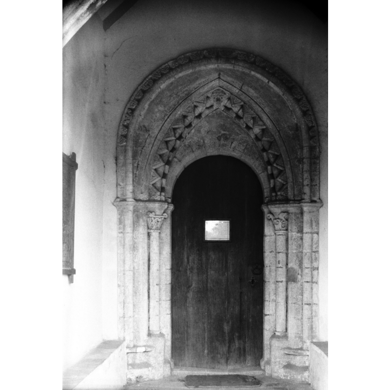 Photo caption: "Transitional Norman - Early English"
