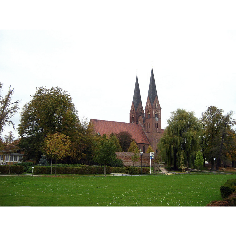 notice the shape of the bell tower as it changes through the ages