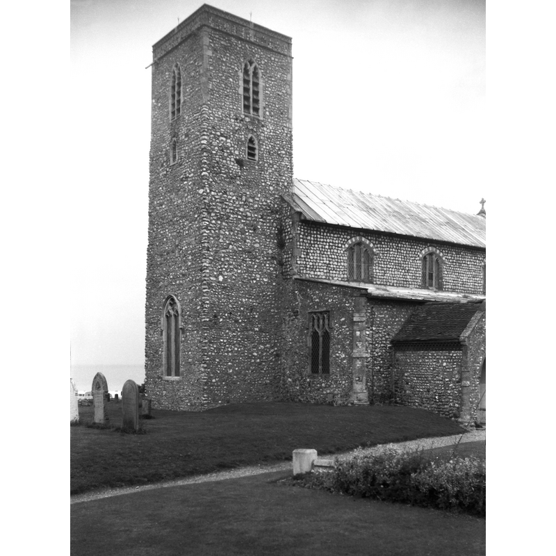 Photo caption: "Built without dressed stone quoins"