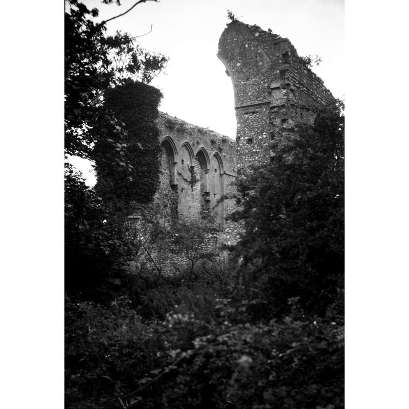 The ruins of the Augustinian Priory in August 1935