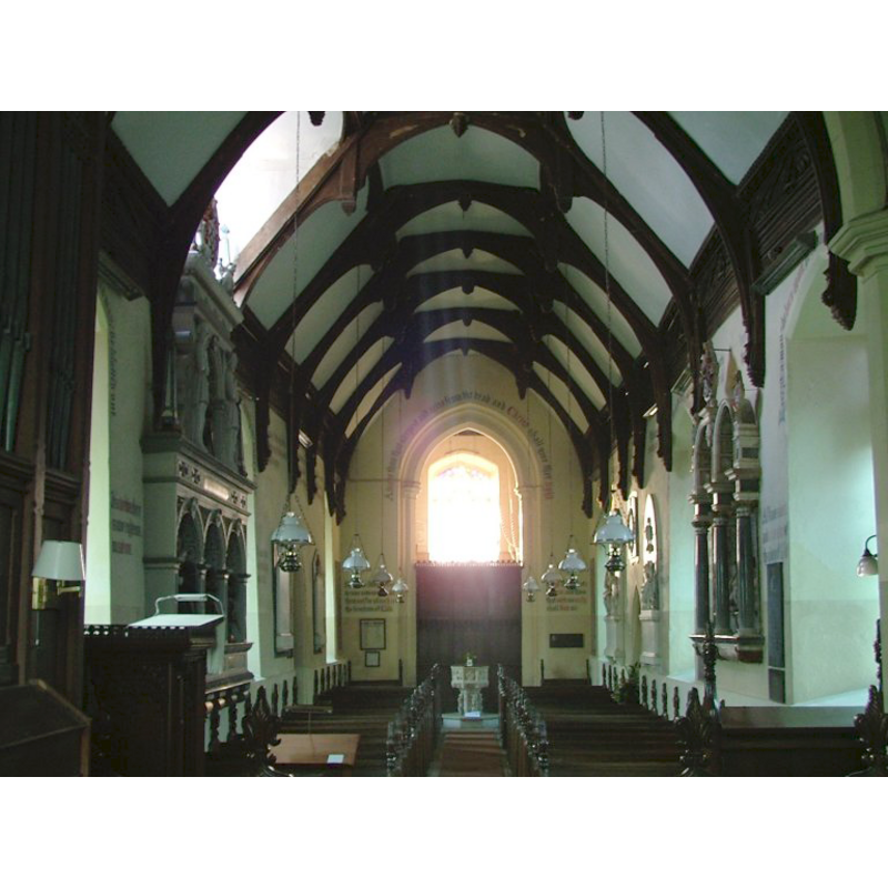 the font ias visible at the far (west) end