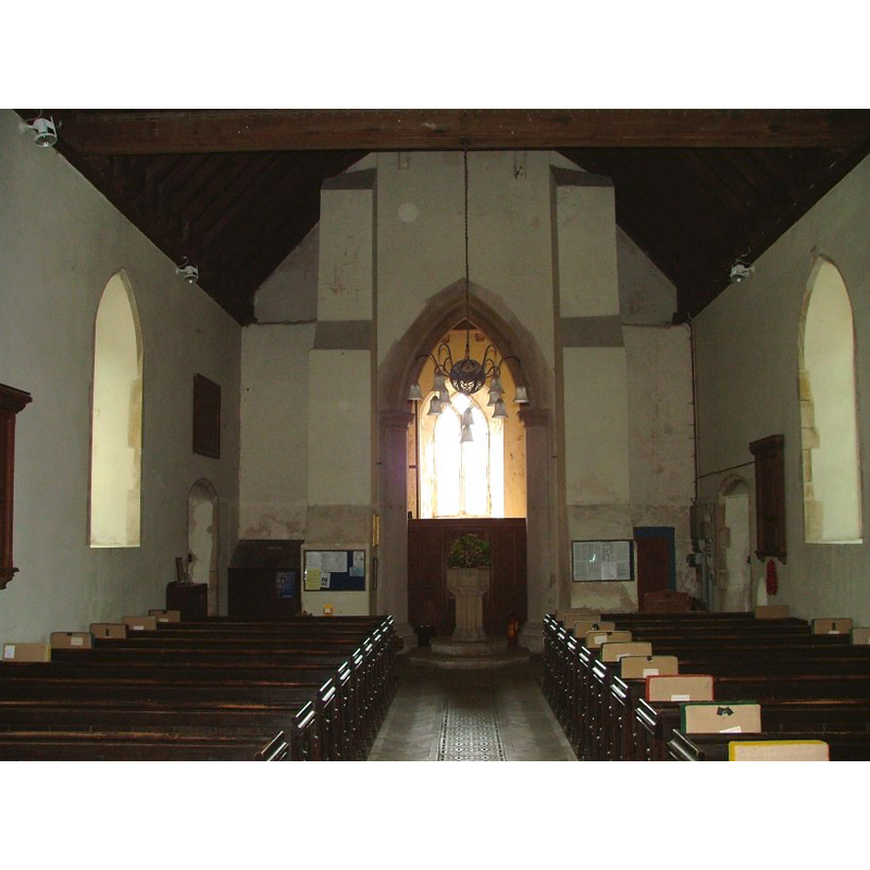the font is visible at the back (west) end