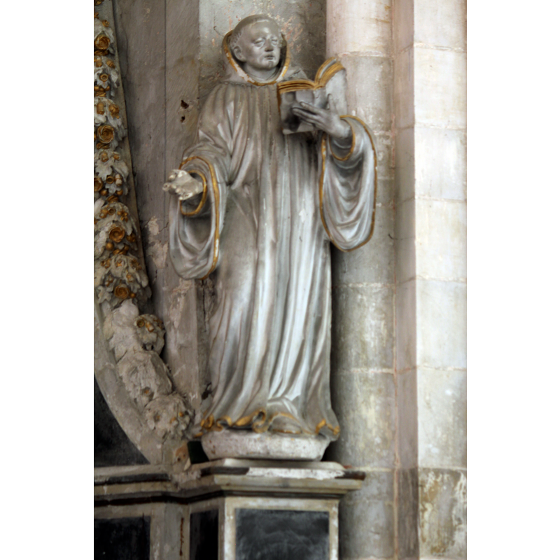 [location in the church to be identified] -- St. Benedict (?), to the right of the retable
