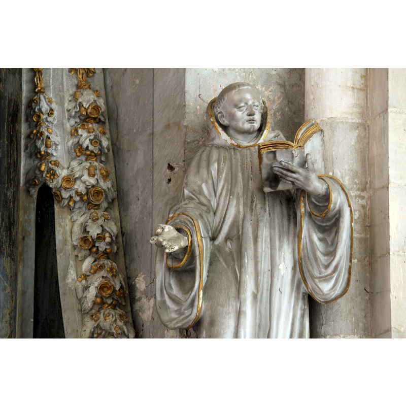 [location in the church to be identified] -- St. Benedict (?), to the right of the retable