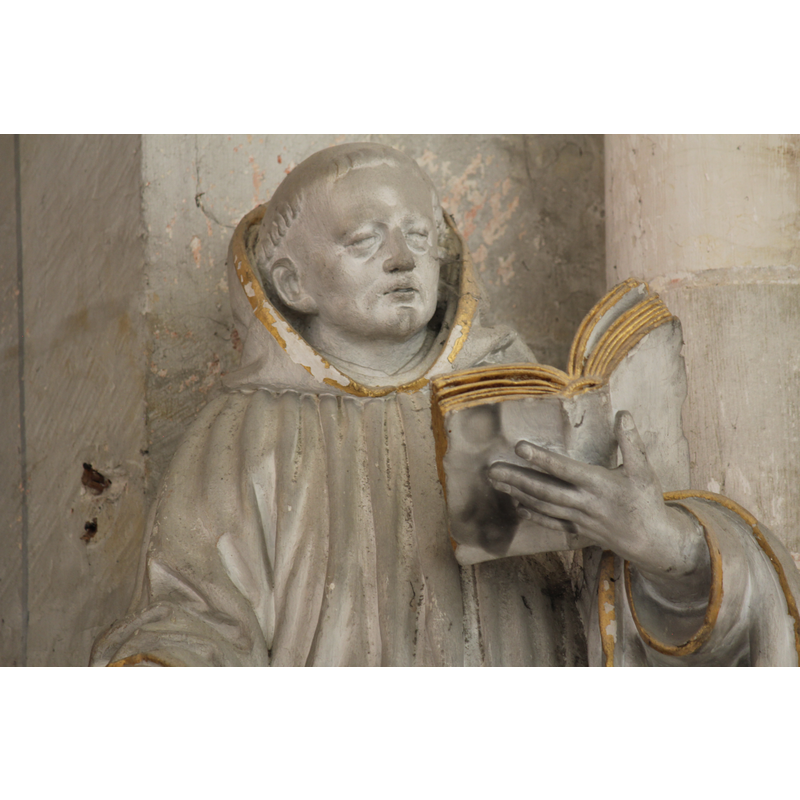 [location in the church to be identified] -- St. Benedict (?), to the right of the retable