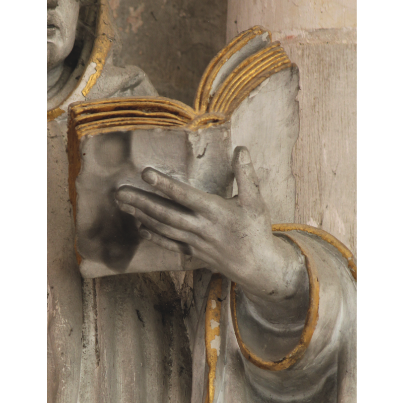 [location in the church to be identified] -- St. Benedict (?), to the right of the retable