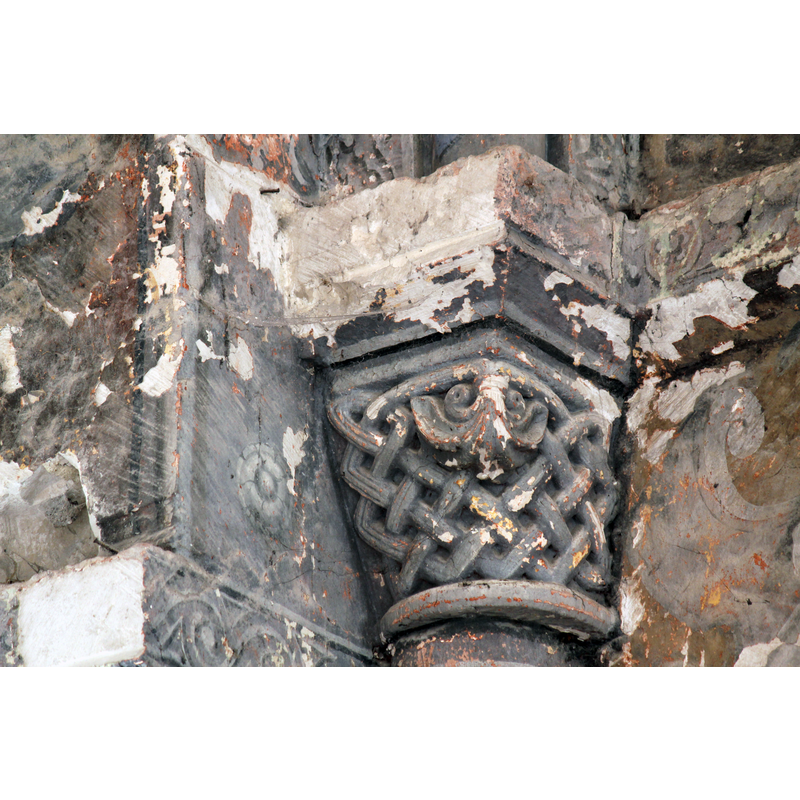 one of the capitals untouched during the late restoration