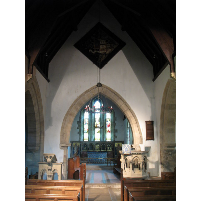 through the chancel arch