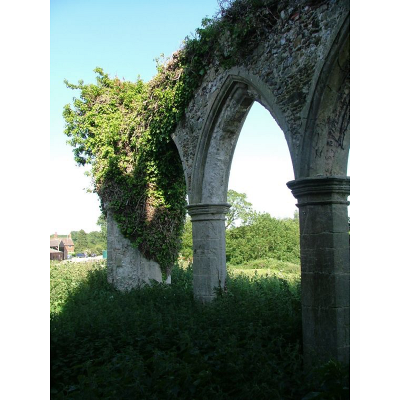 the ruins of St. Mary's