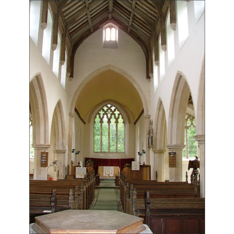 the top of the font and cover in the foreground