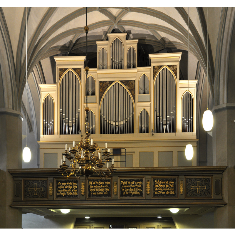 organ built in Postdam in 1906 by Alexander Schuke using parts of the earlier organ of 1846
