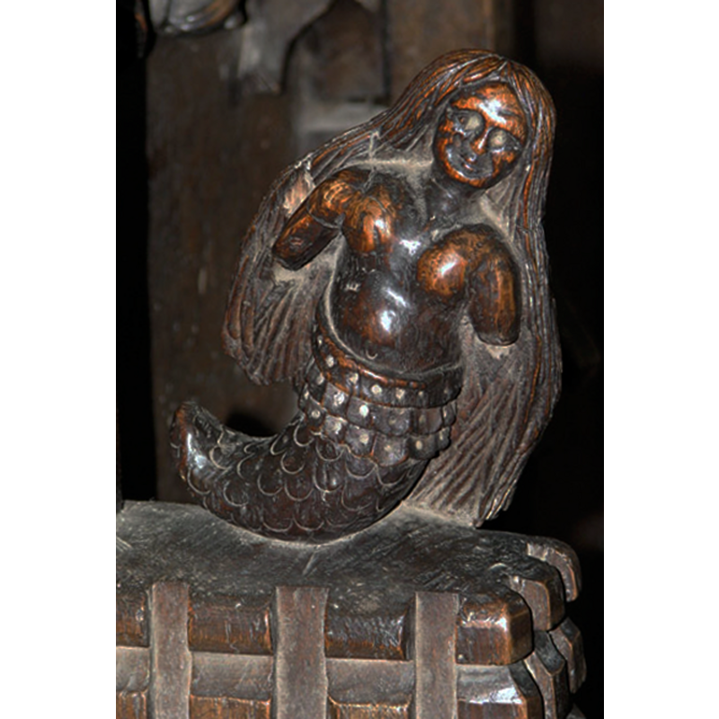 a damaged mermaid