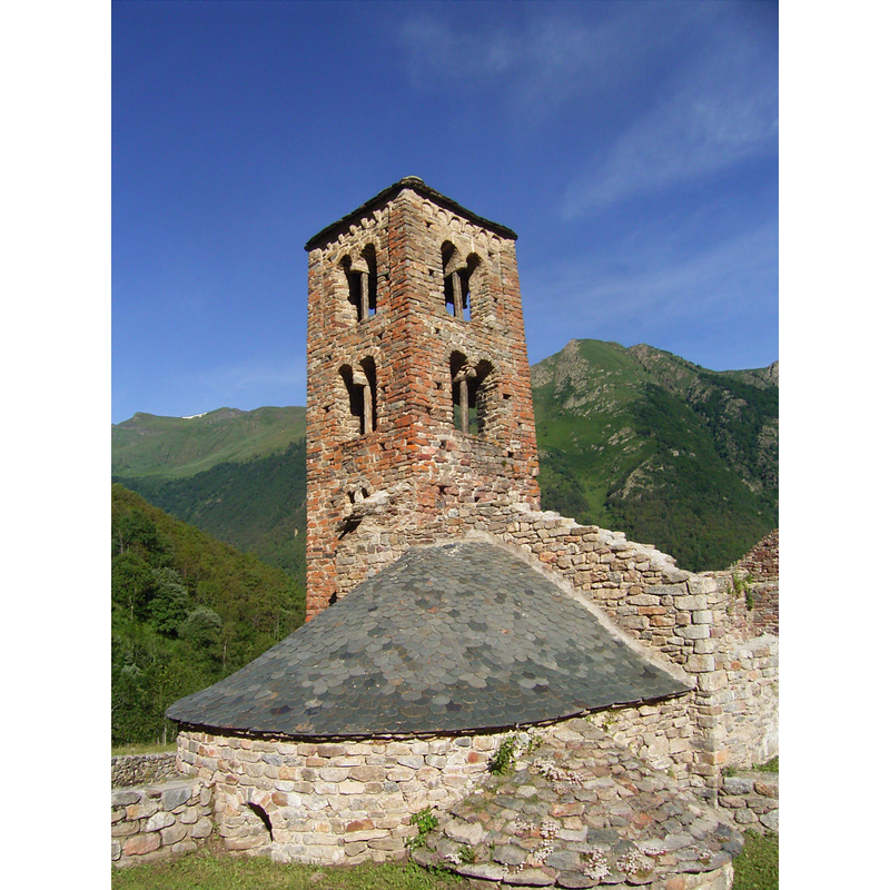 the ruins of the old church