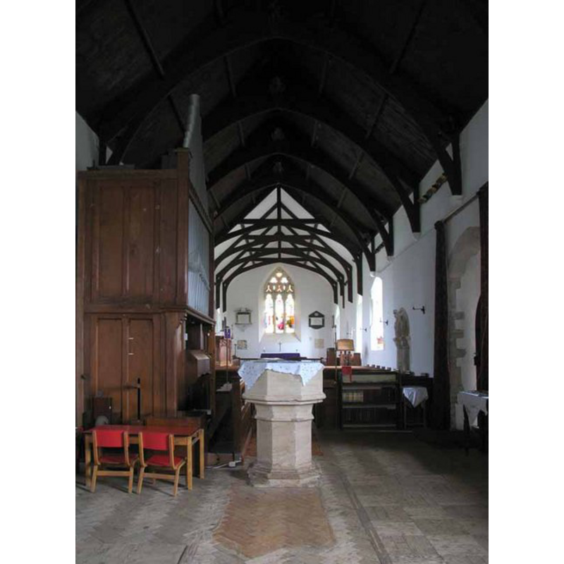 the font in the foreground [west end]