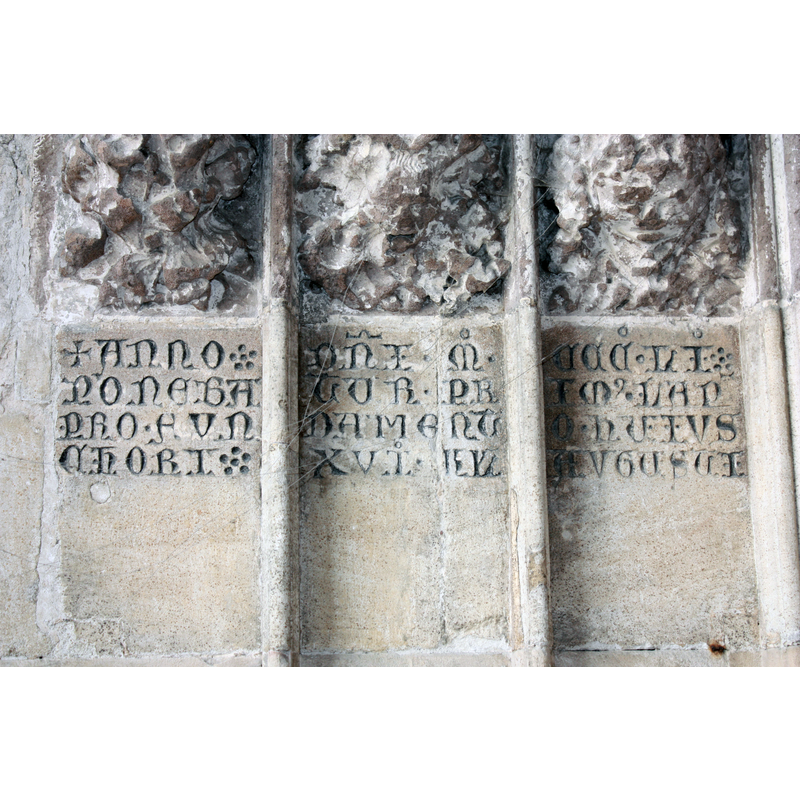 located in the north portal of the choir