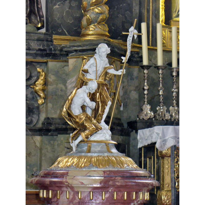 the Baptism of Christ in the Jordan finial