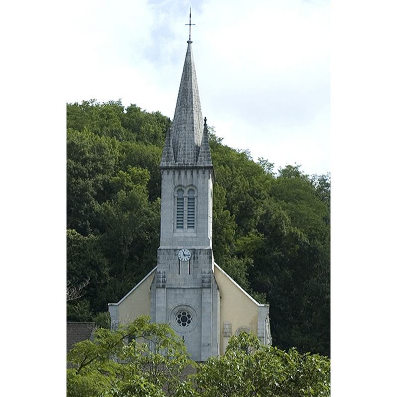 the modern church Sainte-Lucie [cf. ChurchNotes]