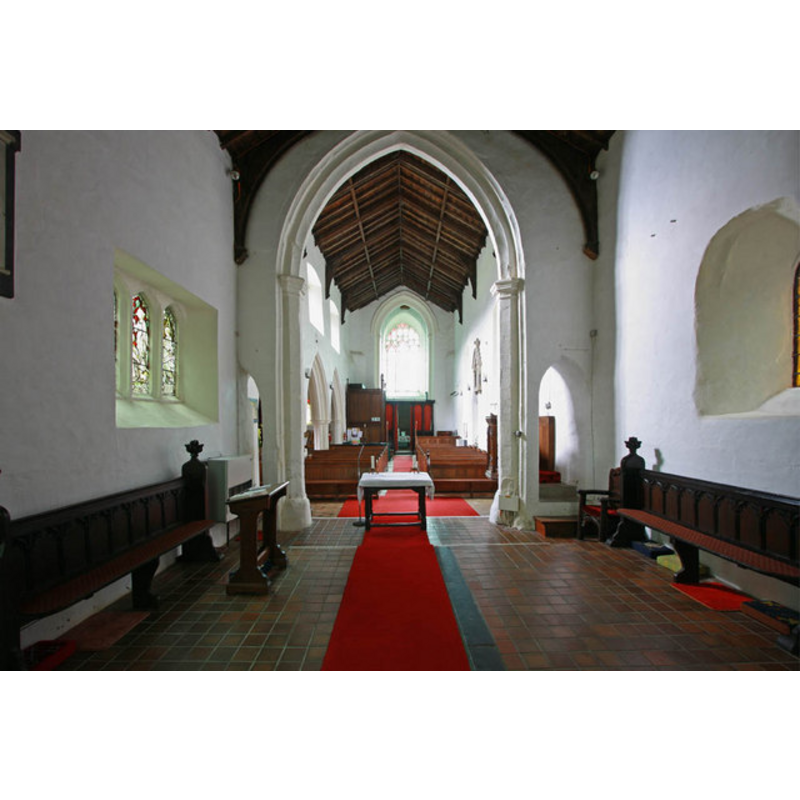 viewed from inside the chancel