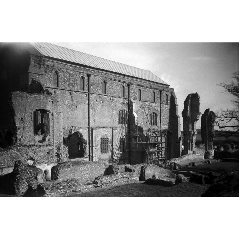 Photo caption: "And convent ruins"