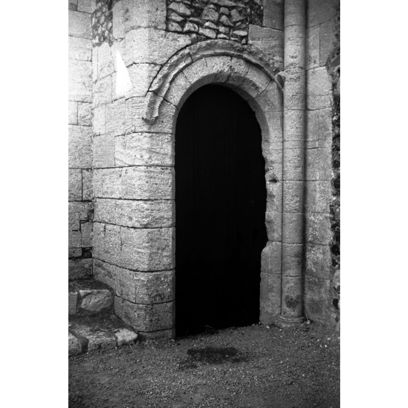 Norman door -- Photo caption: "In SW turret"