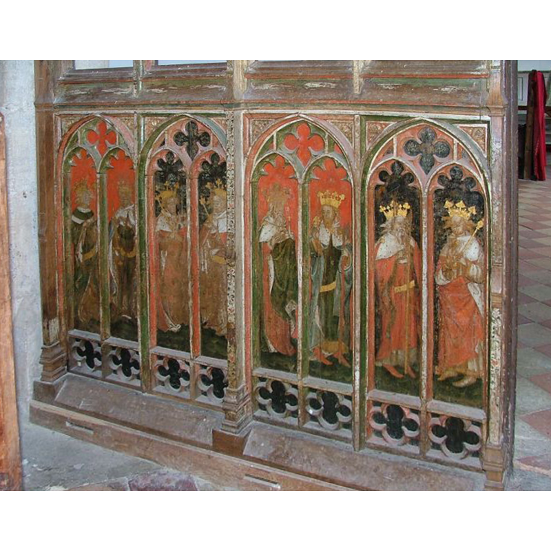 the north section of the screen dado