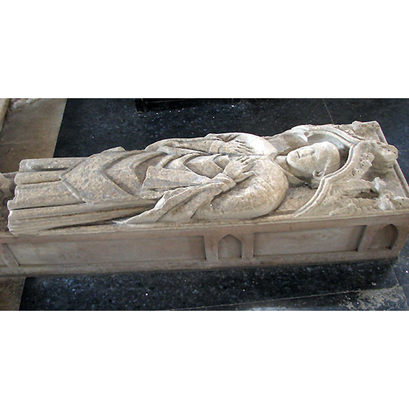 effigy of the prior of Coxford in the chancel -- the church here was appropriated to the Coxford priory in 1311 [cf. FontNotes]