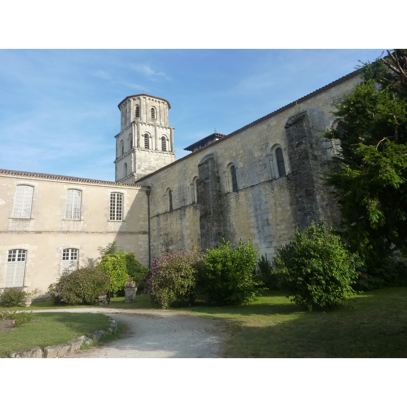 the interior courtyard