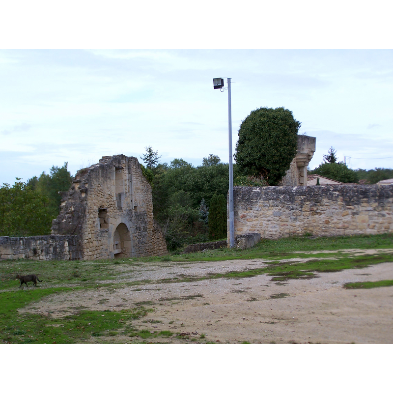 ruins of the the priory building