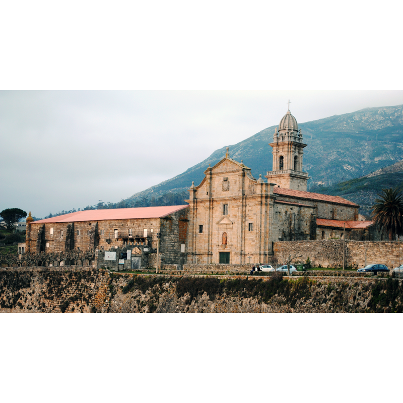 the church in the context of the monastery buildings