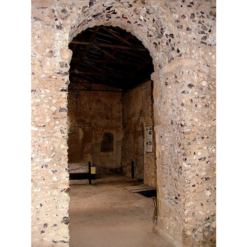 west view from the east side of the chancel arch