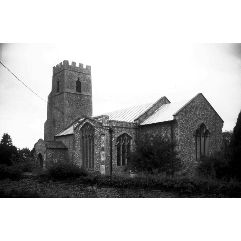 Photo caption: "The chancel largely rebuilt 1850"