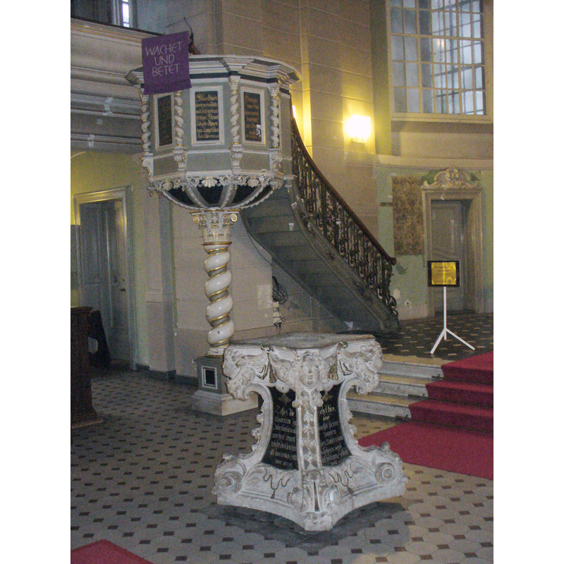 at the east end of the nave; southwest sides
