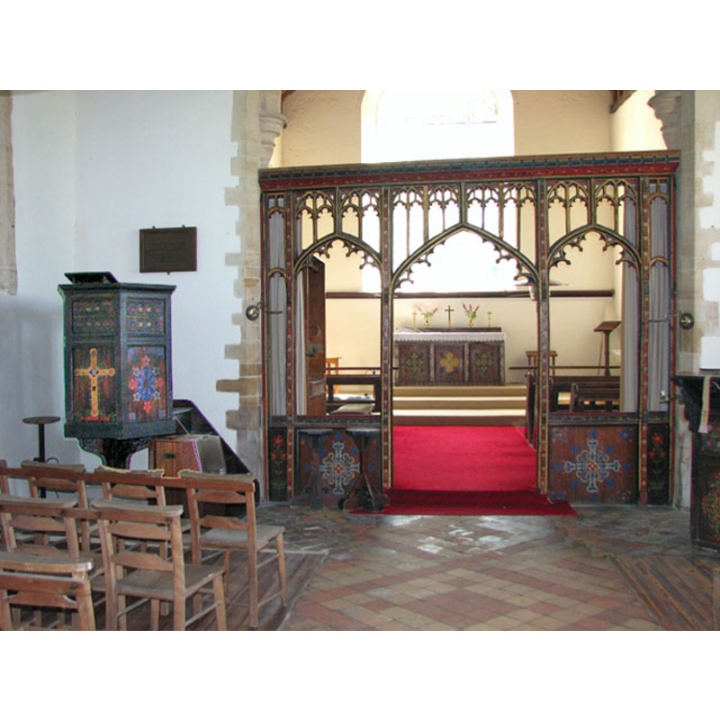 west side of the chancel screen
