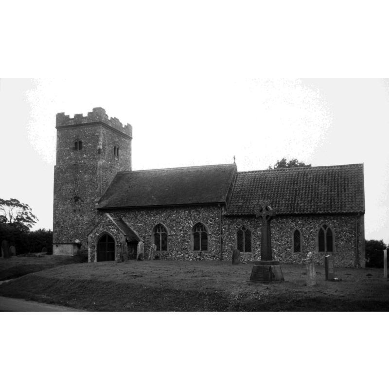 Photo caption: "The west tower is unbuttressed"