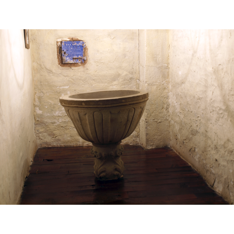 inside the baptistery