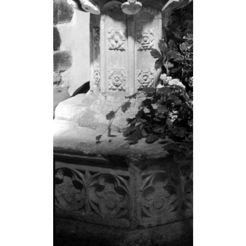 two on each side of the plinth