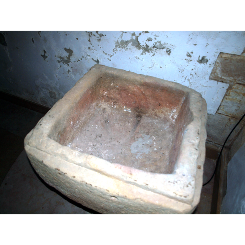 the side drain is at the back [south side]